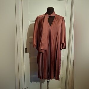 Zara Long Sleeve Mauve Dress